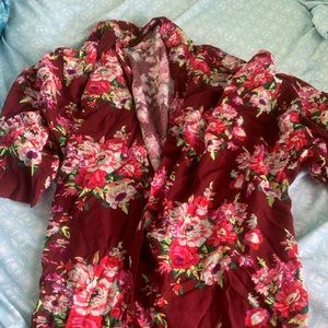 Floral robe